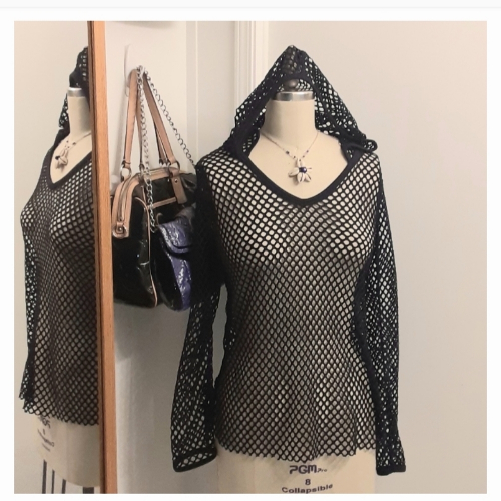 Balance: Net Swim Coverup Hoodie